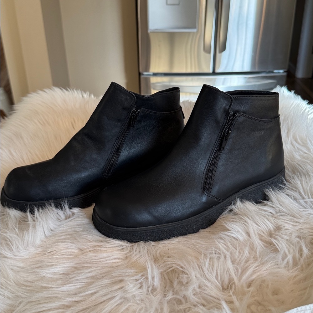 Naot Black Leather Ankle Boots - Picture 2 of 6